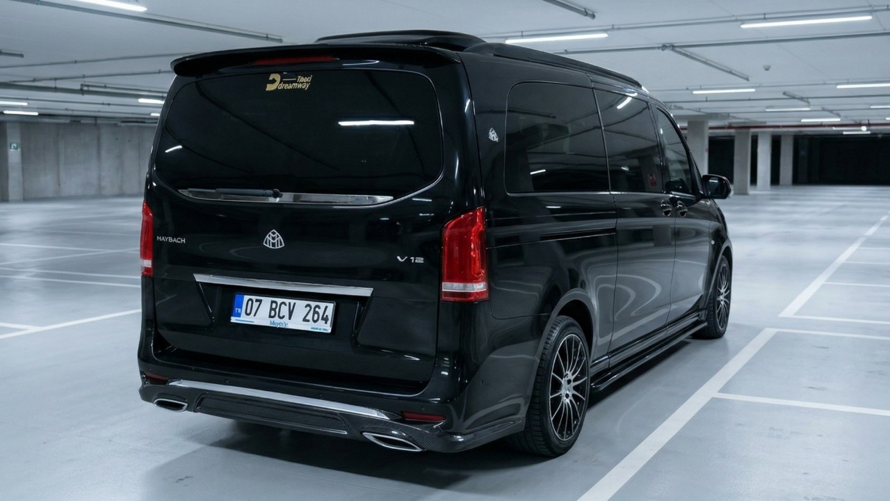 Transfer VIP Maybach dall'aeroporto di Antalya (AYT) alla zona di Boğazkent, capacità 4 persone