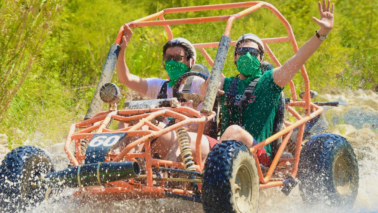 Antalya: Rafting, Ziplining, Canyon Tour, ATV & Buggy Safari and Lunch (Free Transfer)