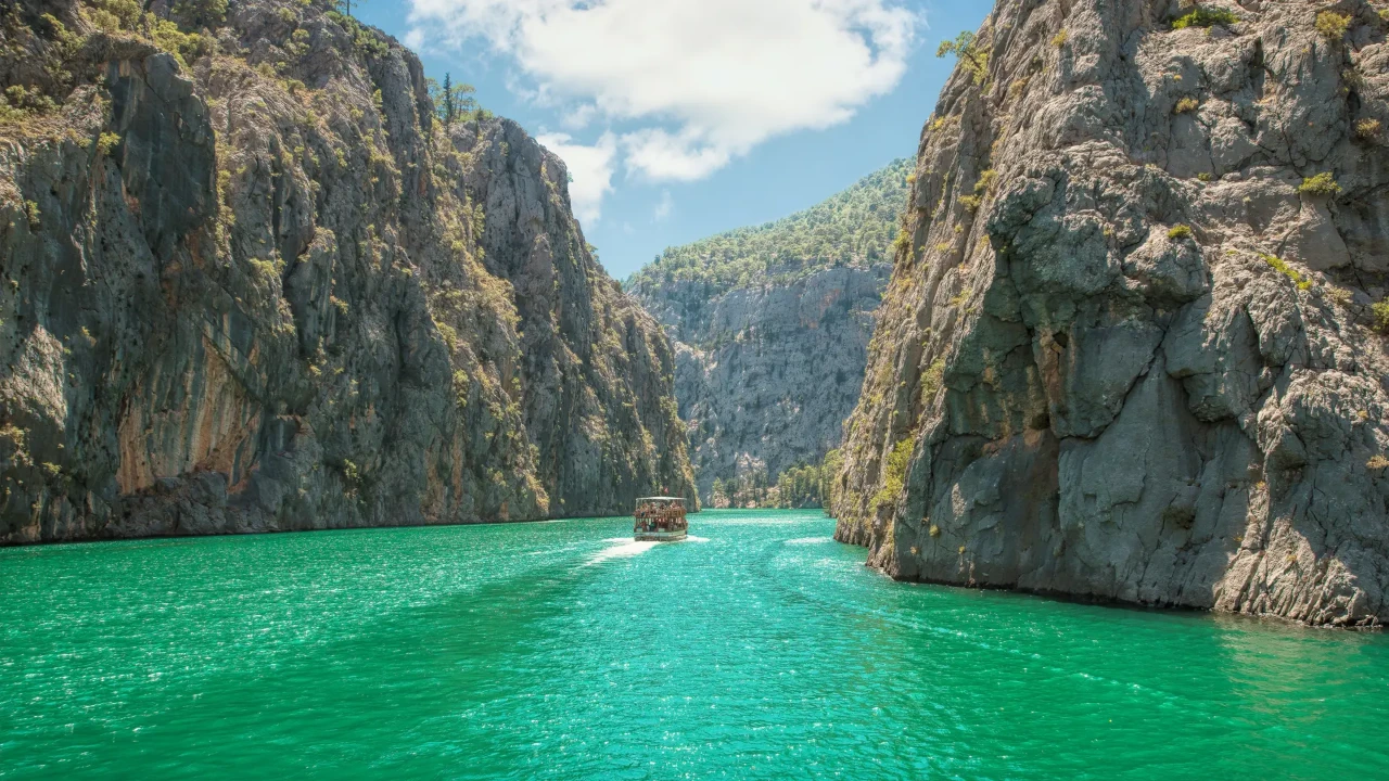 Tour in barca al Canyon Verde con partenza da Alanya (pranzo incluso)