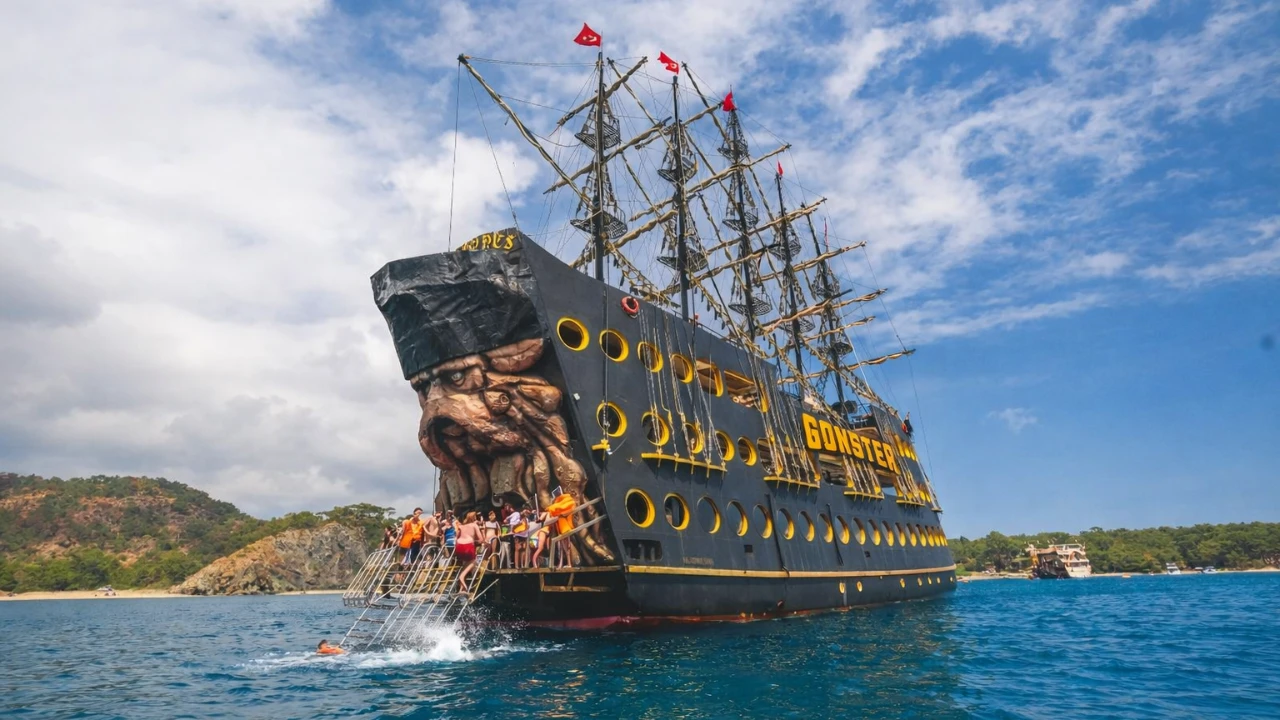 Kemer Piraten-Bootstour | Mittagessen und unbegrenzte Getränke inklusive