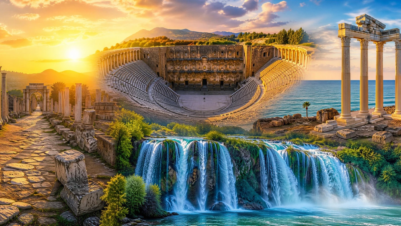 Antalya: Perge, Aspendos, Side Ancient Cities and Manavgat Waterfall Tour
