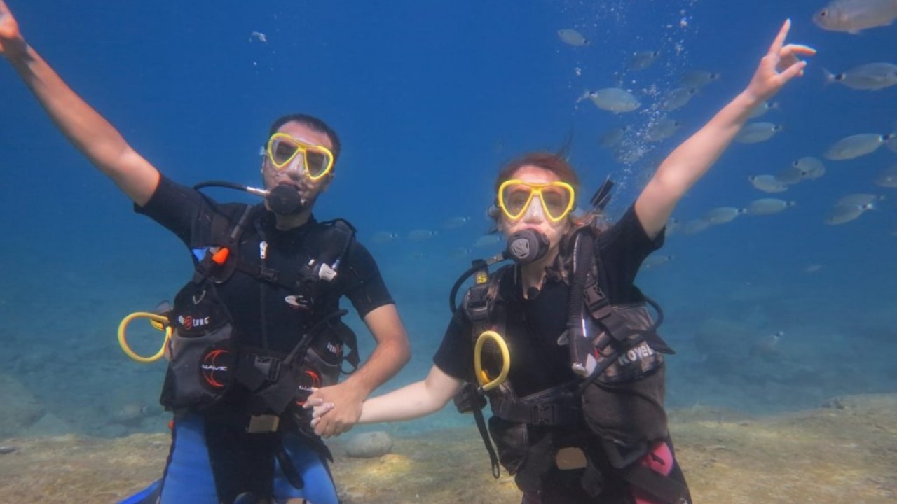 Fethiye: Underwater World Discovery Experience (2 Dives - Transfer Service - Lunch Included)