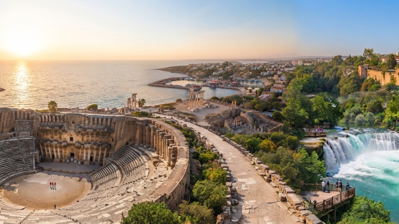 Περίπατος στην Αντάλια - Πέργε, Άσπεντος, Αρχαία Πόλη Σίδης και Καταρράκτης Μανάβγκατ